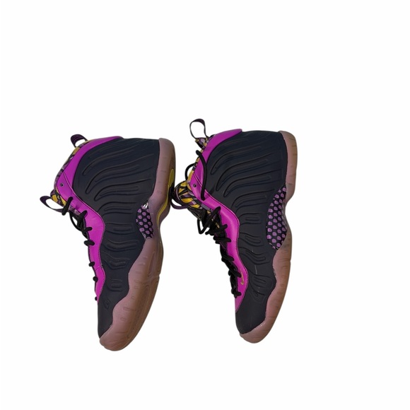 Nike Foamposite 'Little Posite One' Purple Shoes Kids Size 5Y US (DQ6210-500) - Picture 2 of 8